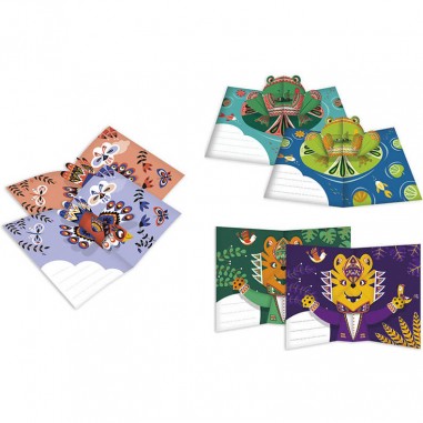 Carte pop up - Carte pop up enfant, loisir créatif enfant - Janod