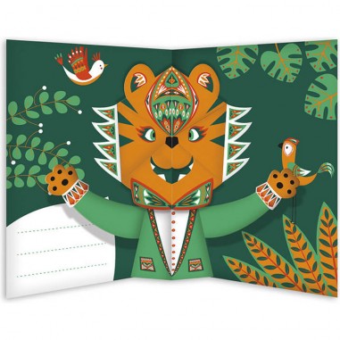 Carte pop up - Carte pop up enfant, loisir créatif enfant - Janod
