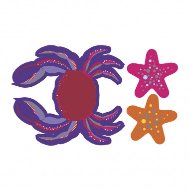 Kit créatif : trophées 3d en papier - animaux marins - Janod