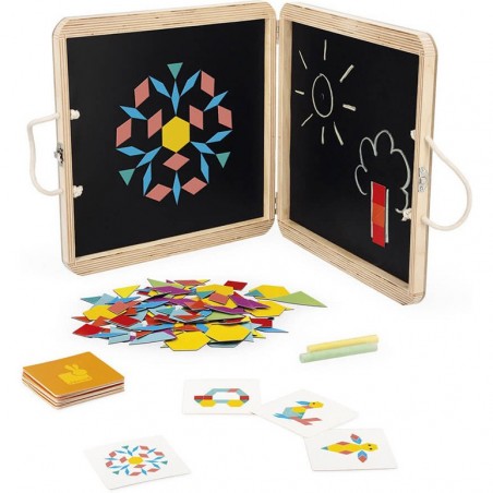 Puzzle magnétique - Géométrique - Janod
