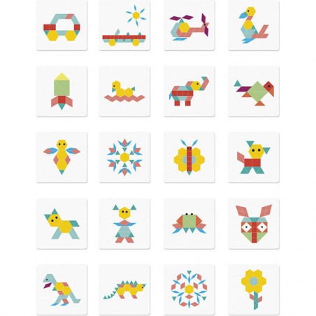 Puzzle magnétique - Géométrique - Janod