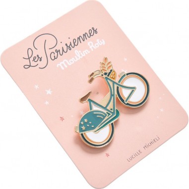 Pin's Bicyclette "Les Parisiennes" - Moulin Roty