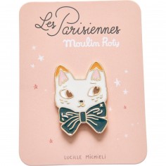 Pin's émaillé Chat "Les Parisiennes" - Moulin Roty