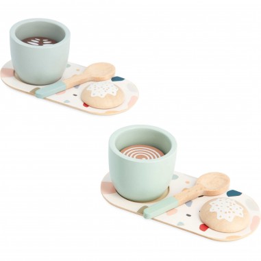 Set café jouet - Accessoires dinette bois, enfant dès 2 ans - Janod