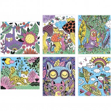 Loisir créatif enfant 6 ans - Peinture, kit Ateliers du Calme - Janod