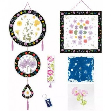 Coffret loisirs créatifs enfant 7 ans - Diy Décoration fleurs - Janod