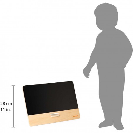 Tableau en bois enfant - Ardoise, tableau à poser, dès 3 ans - Janod