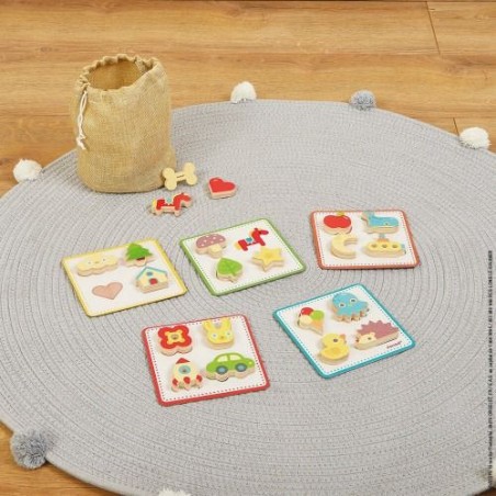 Jeu de reconnaissance tactile - : jouets, déco, puériculture - Janod