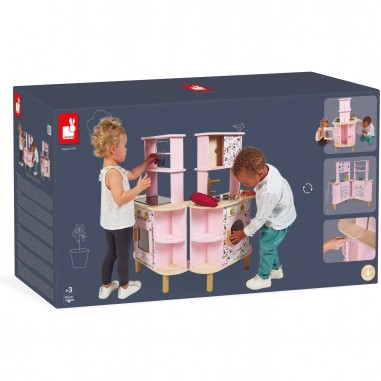 Cuisine jouet - Cuisine bois, dinette, Twist, enfant dès 3 ans - Janod