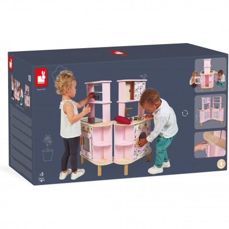 Cuisine jouet - Cuisine bois, dinette, Twist, enfant dès 3 ans - Janod