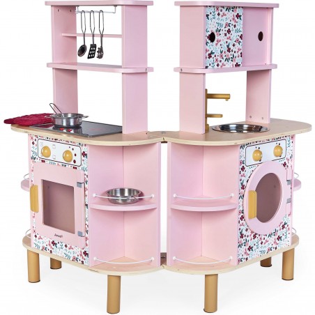 Cuisine jouet - Cuisine bois, dinette, Twist, enfant dès 3 ans - Janod