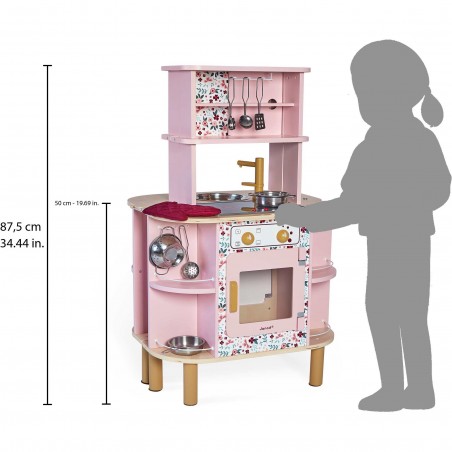 Cuisine jouet - Cuisine bois, dinette, Twist, enfant dès 3 ans - Janod