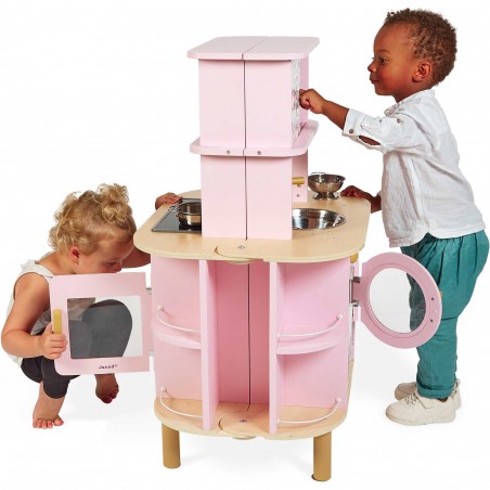 Cuisine jouet - Cuisine bois, dinette, Twist, enfant dès 3 ans - Janod