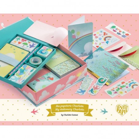 Coffret de papeterie "Charlotte" - Djeco