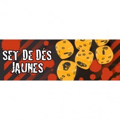 Zombicide : Set de dés jaunes - Jeux de société - Cmon