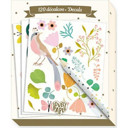 Coffret de 120 Décalcomanies Tinou - Djeco