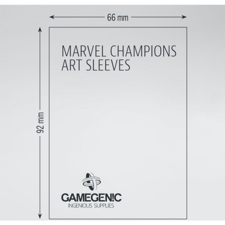 Marvel Champions Art Sleeves - Hulk - Accessoires - Gamegenic
