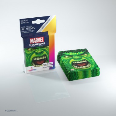 Marvel Champions Art Sleeves - Hulk - Accessoires - Gamegenic