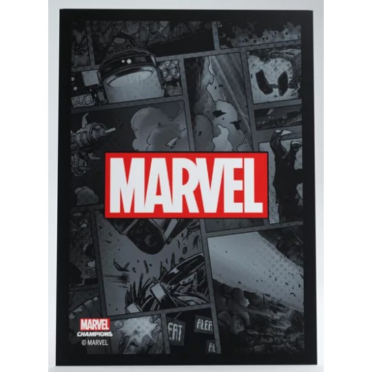 Gamegenic Marvel Champions Art Sleeves Marvel Black