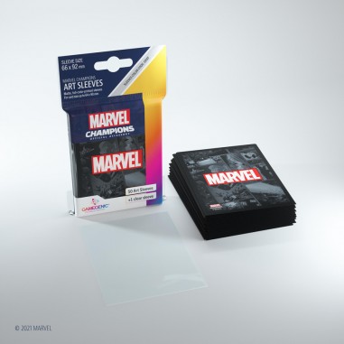 Marvel Champions Art Sleeves - Marvel Black - Accessoires - Gamegenic