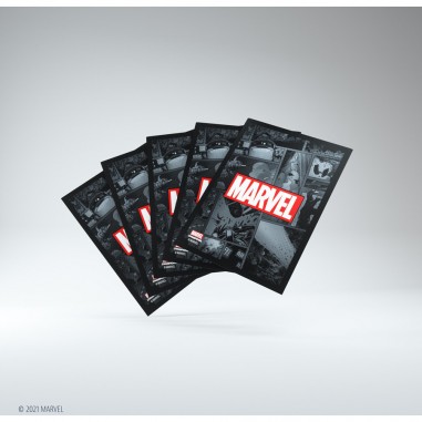 Marvel Champions Art Sleeves - Marvel Black - Accessoires - Gamegenic