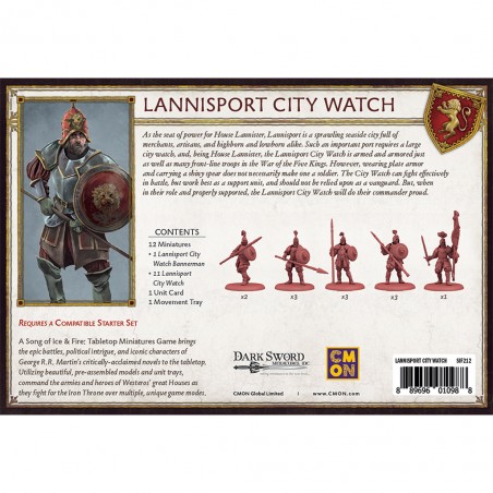 Le Trône de Fer: le Jeu de Figurines - Gardes de Port-Lannis - Jeux de figurines - Cmon
