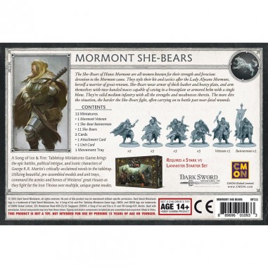 Le Trône de Fer: le Jeu de Figurines - Ourses Mormont - Jeux de figurines - Cmon