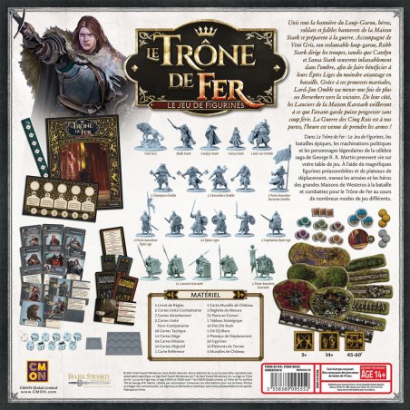 Le Trône de Fer: le Jeu de Figurines - Starter Stark - Jeux de figurines - Cmon