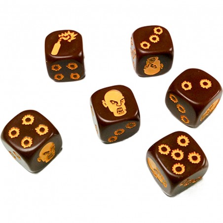 Zombicide : Set de dés Marron - Jeux de sociétéEsprit Jeu - Edge