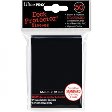 Protège-Cartes Ultra Pro 66 x 91mm Dos Noir - Accessoire - Esprit Jeu - Iello