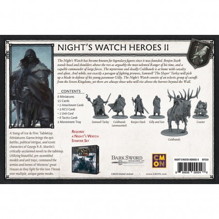 Le Trône de Fer: le Jeu de Figurines - Héros de la Garde de Nuit Ii - Jeux de figurines - Cmon