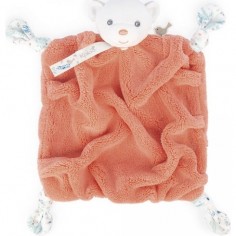 Doudou "Plume" Ourson Corail - Kaloo