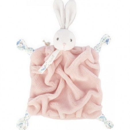 Doudou lapin rose Plume - Kaloo