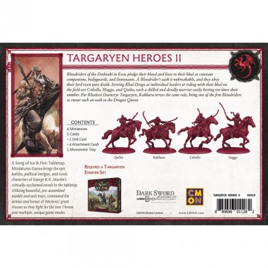 Le Trône de Fer: le Jeu de Figurines - Héros Targaryen Ii - Jeux de figurines - Cmon