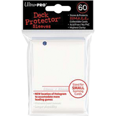 Ultra-pro : 60 Sleeves Japonais blanc - 62x89mm - Ultra.pro
