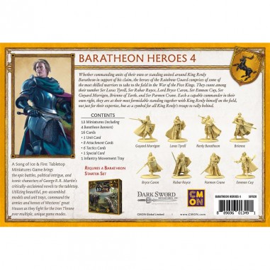 Le Trône de Fer: le Jeu de Figurines - Héros Barathéon 4 - Jeux de figurines - Cmon