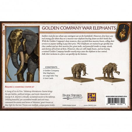 Le Trône de Fer: le Jeu de Figurines - Eléphants de la Compagnie Dorée - Jeux de figurines - Cmon