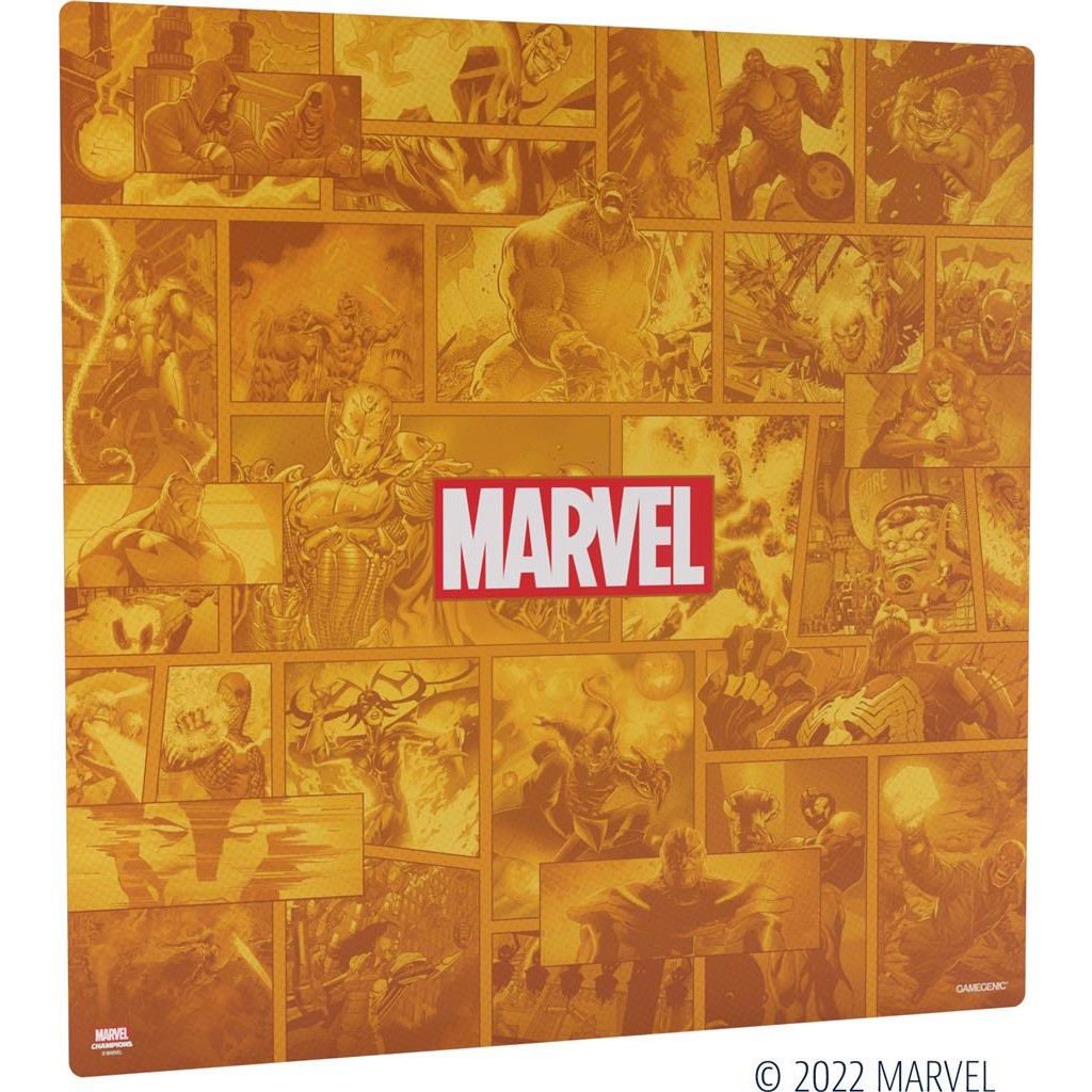 Gamegenic Gg : Marvel Champions Playmat Xl Marvel Orange