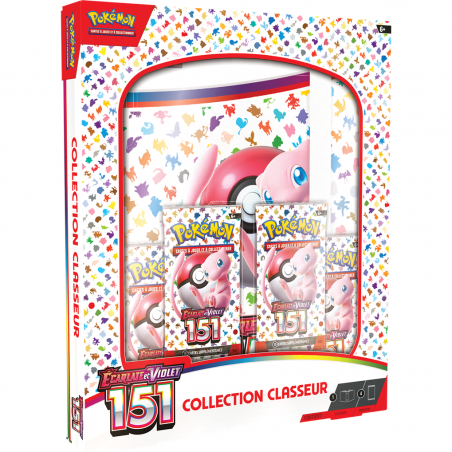 Pokémon EV3.5 :Portfolio 360 cartes + 4 boosters Pokémon 151 - Asmodee