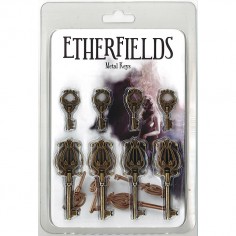 Etherfields - Set de 4 Clés en métal - Jeux de société - Awaken Realms