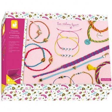 Activités manuelles pour enfant - Kit création de bracelets à offrir - Janod