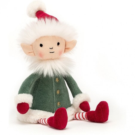 Petit Leffy Elfe de Noël - 23cm - Jellycat