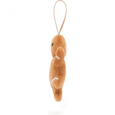 Peluche Mini Ruby Pain Epice à suspendre Festive Folly - Jellycat