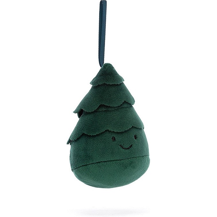Jellycat Peluche Mini Sapin de Noël à suspendre Festive Folly