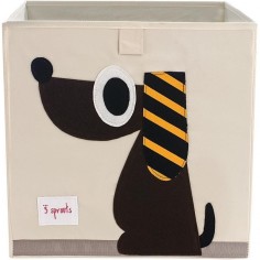 Cube de rangement jouets Chien - 3 Sprouts