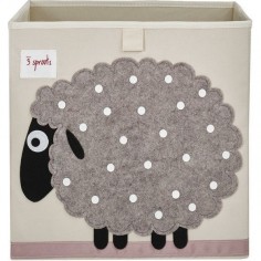 Cube de rangement mouton - 3 Sprouts