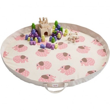 Tapis de jeu éléphant rose - 3 Sprouts
