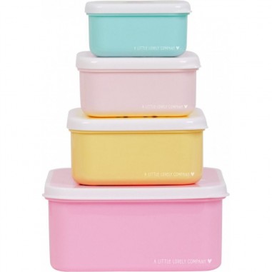 4 boites à goûter amis de la forêt - A Little Lovely Company - Little-lovely-company