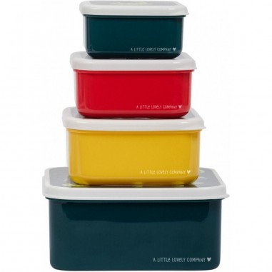 4 boites à goûter jungle - A Little Lovely Company - Little-lovely-company