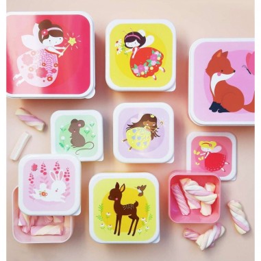 4 boites à goûter fées - A Little Lovely Company - Little-lovely-company